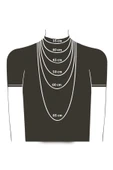 Minimal Göz Gümüş Kaplama Örme Zincir Kolye - 5