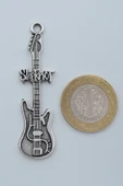 Slipknot Elektro Gitar Gümüş Kaplama Örme Zincir Kolye thumbnail 4