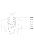 Minimal Göz Gümüş Kaplama Örme Zincir Kolye - 6