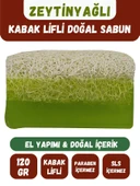 Kabak Lifli ZEYTİNYAĞI Özlü Doğal Sabun (120 gr) - Bialife - 1