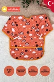Eterelle Rainbow Desenli Sıvı Geçirmez Unisex Aktivite Ve Mama Önlüğü 6-24 Ay - 1