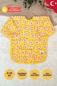 Eterelle Bear Desenli Sıvı Geçirmez Unisex Aktivite Ve Mama Önlüğü 6-24 Ay - 1