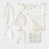 Eterelle Newborn Chic Girl 10'lu Hastane Çıkışı Ekru - 1