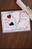 Eterelle Tavşan Desenli 5 Parça Erkek Bebek Hastane Çıkışı Seti - 1