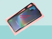 Samsung Galaxy A51 A515 Uyumlu FULL KASA Arka Kapak Batarya Kapağı - SİYAH thumbnail 1