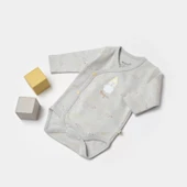 Eterelle Bebek Body  Ekru Gri - 3