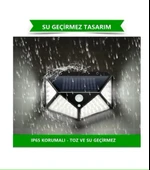 Brokoli Home Güneş Enerjili Hareket Sensörlü Ip65 Suya Dayanıklı 100 Led Lamba Solar Bahçe Aydınlatması - 4