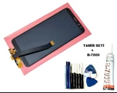Tkgz - Mate 10 Lite Lcd Ekran Dokunmatik SİYAH (B-7000+Tamir Seti) - 1