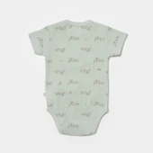Eterella Waffle I Love My Mama Kısa Kol Body  Bej-mint - 2