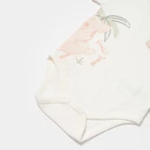 Eterella Koala Jungle Kısa Kol Bebek Body  Pembe thumbnail 4