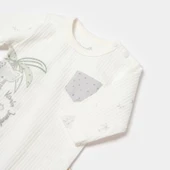 Eterella Koala Jungle Uzun Kol Bebek Body  Gri thumbnail 3