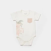 Eterella Koala Jungle Kısa Kol Bebek Body  Pembe thumbnail 1