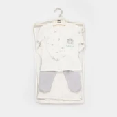 Eterelle Lamb Friends Battaniyeli Tüllü 4'lü Set  Gri thumbnail 6