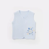 Eterelle Oceans Kapitone Yelek  Mavi - 1