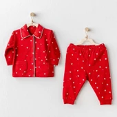 Eterelle Happy Newyear Bebek Pijama Takım Red - 1