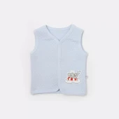Eterelle Swimming Elephant Kapitone Yelek  Mavi - 1