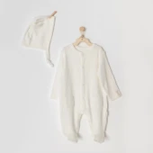 Eterelle Modal Bebe Tulum Takım Ekru - 1