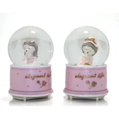 Kar Küresi Işıklı Müzikli 13 Cm No 2 - 1