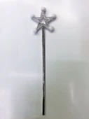 Yıldız Peri Asası Sihirli Değnek Beyaz Ponponlu - 1