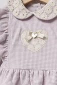 Eterelle Baby Lace Heart Bebek Zıbın Takım  Lila - 2