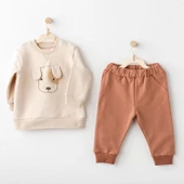 Eterelle Basic 2'li Bebe Takım Beige - 1