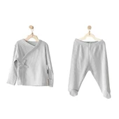 Eterelle Modal 2li Bebe Zıbın Takım Grey - 1