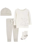 Eterelle Bebek Alt Üst Set 4'lü Paket Gri - 1