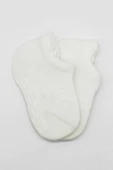 Eterelle 2'li Sneakers Kaymaz Basic Penye Çorap Bs20103 Ekru Ekru thumbnail 4