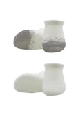 Eterelle 2'li Penye Sneakers Çorap Bs20105 Ekru Gri - 2
