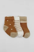Eterelle 3'lü Penye Erkek Soket Çorap Bs10111 Hardal thumbnail 2