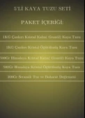 5'li Set- Çankırı Ve Himalaya Kristal Kaya Tuzu Ve Seramik Seti - 3