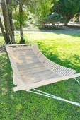 Doğal Ahşap Hamak Katlanabilir, Ergonomik Tasarım, Konforlu ve Dayanıklı, 110 Kg Taşıma Kapasiteli thumbnail 1
