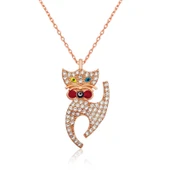 Gümüş Van Kedisi Kolye - 1