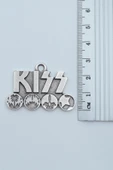 Kiss Gümüş Kaplama Kolye Ucu - 2