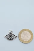 Minimal Göz Gümüş Kaplama Düz Zincir Kolye - 4