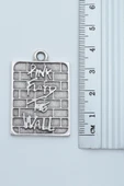 Pink Floyd The Wall Gümüş Kaplama Örme Zincir Kolye thumbnail 3
