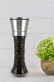 Dolu Karabiber Tuz Değirmeni 2li Set Seramik Öğütücülü 19cm - 3