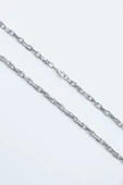 Karışık Geçme Zincir Kolye - Silver Renk thumbnail 1