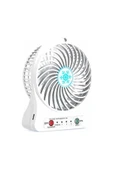 Kablosuz Şarjlı Masa Üstü Mini Renkli Vantilatör - 3