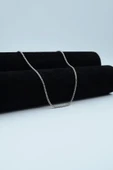 Örme Zincir Kolye - Silver Renk - 2
