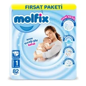 Nessiworld Molfix Bebek Bezi Fırsat Paketi 1 Beden 2-5 Kg 82 Adet - 1