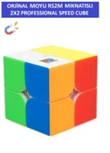 Mıknatıslı Manyetik Zeka Küpü - Moyu RS2M Profesyonel Speed Cube - 2X2 Zeka Sabır Küpü - - 4