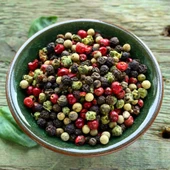 Karışık Renkli 4 Renkli Tane Karabiber Net 100Gr Flip Top Kapak, Karabiber Değirmen - 3