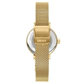 DKNY DK1L037M0035 ALTIN KAPLAMA HASIR KORDON KADIN KOL SAATİ - 3