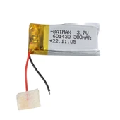 601430 3.7 VOLT 300 MAH LİTYUM POLİMER PİL (4172) - 1