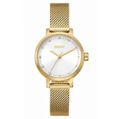 DKNY DK1L037M0035 ALTIN KAPLAMA HASIR KORDON KADIN KOL SAATİ - 1