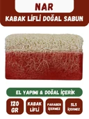 Doğal Kabak Lifli NAR Özlü Doğal Sabun (120 Gr) - Bialife - 1