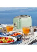 Ariete Vintage Yeşil İki Dilim Ekmek Kızartma Makinesi thumbnail 4