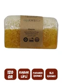 Doğal Kabak Lifli KAYISI Özlü Doğal Sabun (120 Gr) - Bialife - 3