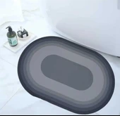 3B Trend Kaymaz Tabanlı Su Emici Banyo Ve Mutfak Paspası 58x38cm Yazısız Model - 2